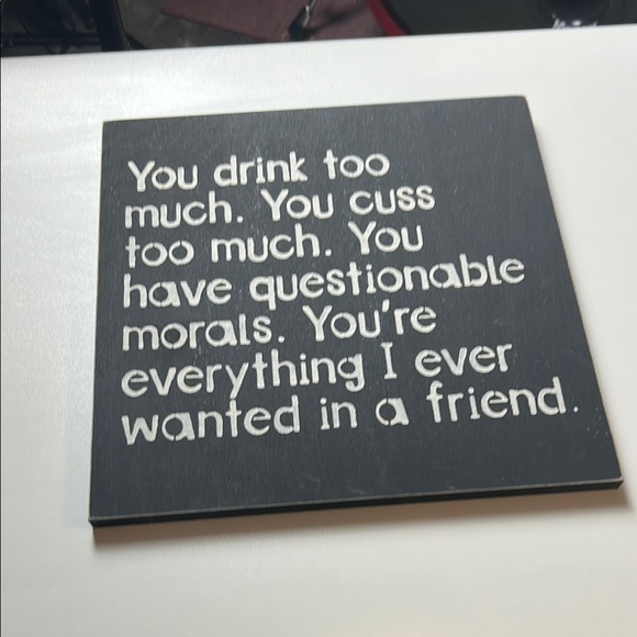 Decorative, Humorous Sign with a Rustic Look - Picture 5 of 15